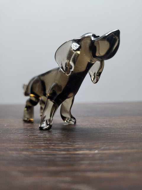 Naturally Colored Glass Figurine - Handcrafted - Labrador Design