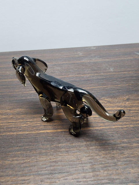 Naturally Colored Glass Figurine - Handcrafted - Labrador Design