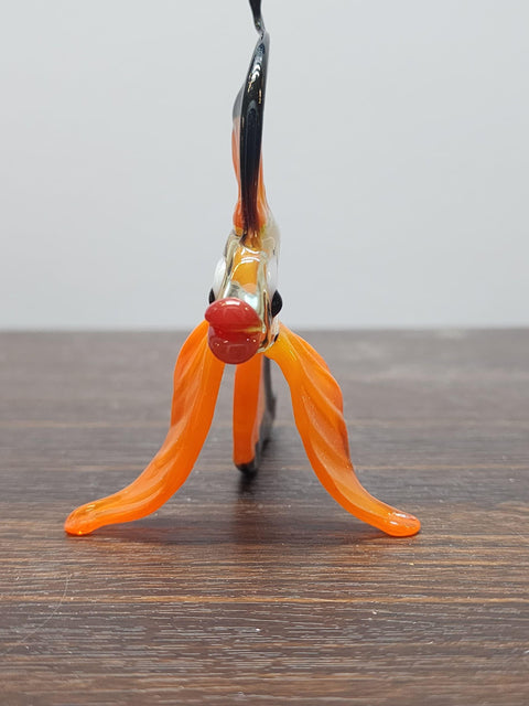 Naturally Colored Glass Figurine - Handcrafted - Fish Design